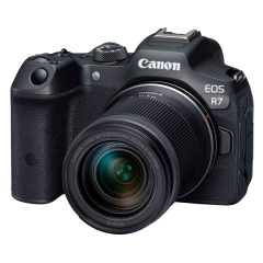 Canon EOS R7 Nero RF S 18 150mm f3.5 6.3 IS STM adattatore EF EOS R CANON EOS R7 + obiettivo RF-S 18-150mm F3.5-6.3 IS STM