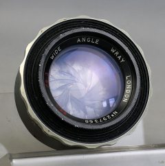 D0829 02 OBIETTIVO WRAY LONDON WIDE ANGLE 8/2:6,3 (220MM) GRANDE FORMATO