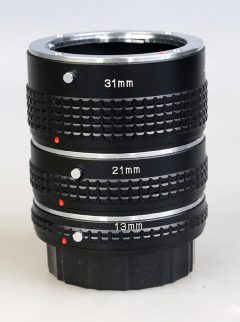 D0885 01 3 TUBI DI PROLUNGA X YASHICA CONTAX 13/21/31