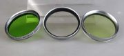 SERIE 3 FILTRI LEITZ 39MM 1UV /GGR VERDE / 0 GIALLO