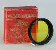 FILTRO GIALLO LEITZ WETZLAR X ELMAR A 36 TIPO B