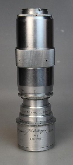 D1854 01 OBIETTIVO DALLMAYER LONDON 12" 360 CM DALLON TELEPHOTO X EXAKTA/TOPCON