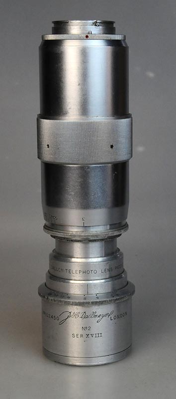 OBIETTIVO DALLMAYER LONDON 12" 360 CM DALLON TELEPHOTO X EXAKTA/TOPCON 1 D1854 01