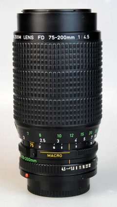 D1949 1 OBIETTIVO CANON FD ZOOM 75-200:4,5