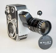 CINEPRESA 8MM BOLEX PAILARD P2 + OB SOM-BERTHIOT 9-30:1,9