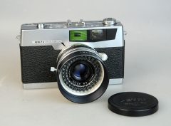 D2274 01 PETRI 7S FOTOCAMERA TELEMETRO OBIETTIVO 45:2,8 + PARALUCE