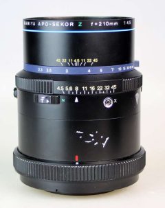 D2584 01 OBIETTIVO MAMIYA -SEKOR 210:4,5 APO Z X RZ /RZII