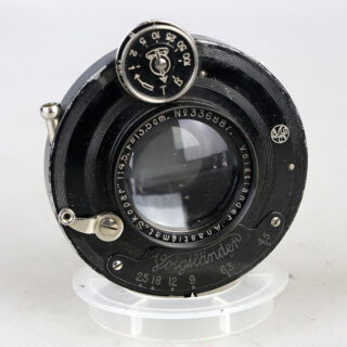 D2895 01 OBIETTIVO VOIGTLANDER ANASTIGMAT SKOPAR 13,5:4,5 OTTURATORE VOIGTLANDER