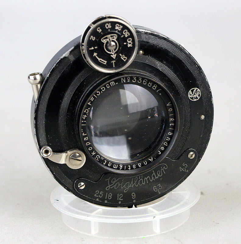 OBIETTIVO VOIGTLANDER ANASTIGMAT SKOPAR 13,5:4,5 OTTURATORE VOIGTLANDER 1 D2895 01