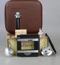 D2920 01 ROLLEIFLEX ROLLEIKIN ISTRUZIONI ASTUCCIO IMBALLO PER USARE FILM 35 MM SU ROLLEIFLEX 6X6