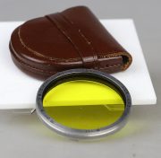 ROLLEIFLEX FILTRO GIALLO GR III IMBALLO PER 2,8 PLANAR /TELE ASTUCCIO