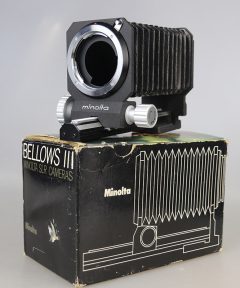 D3020 01 SOFFIETTO MINOLTA BELLOWS III MD/MC