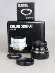 OBIETTIVO VOIGTLANDER COLOR-SKOPAR 28:3,5 (39X1) + ANELLO 39x1 BAIONETTA PER LEICA M BESSA