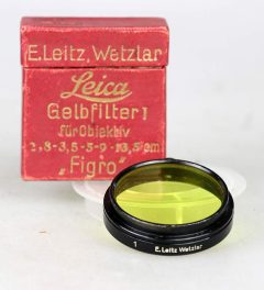 D3786 01 FILTRO LEICA FIGRO GIALLO PER OBIETTIVO 28/35/50/90/135