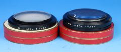 D4246 01 2 LENTI PIERRE ANGENIEUX N°1 1,55 A 0,85 N°2 0,87 A 0,65 DIAMETRO 72