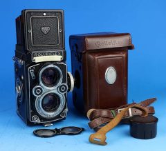 D4332 01 ROLLEIFLEX 3,5 F OB. CARL ZEISS PLANAR 75:3,5 ESPOSIMETRO