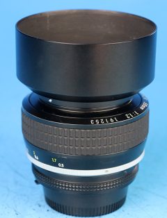 D4766 01 OBIETTIVO NIKON 58:1,2 NOCT NIKKOR AIS + PARALUCE HS-7