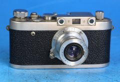 D4963 01 FOTOCAMERA AFIOM KRISTALL 3 S + OB. KRISTALL STEINAR ANASTIGTMAT 50:3,5 39X1 MADE ITALY TELEMETRO