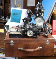 PROIETTORE CINE PHATHE' 9,5 MM "1920" COMPLETO ISTRUZIONI