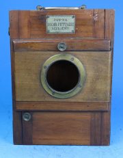 FOTOCAMERA LEGNO 13X18 OSCAR PETTAZZI ( NO OTTICA FLANGIA DIAMETRO 6 CM) MADE ITALY