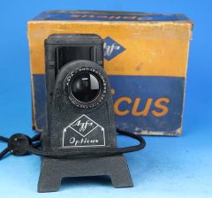D5993 02 PROIETTORE DIA AGFA OPTICUS + OBIETTIVO PROJEKTIONSOBJEKTIV