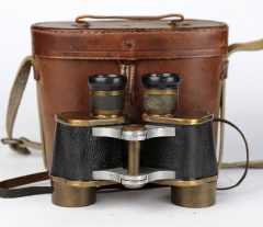 D6216 01 BINOCOLO MILITARE 6x30 "1933" CUSTODIA CUOIO