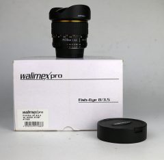 D6271 01 OBIETTIVO WALIMEX PRO 8:3,5 FISH-EYE X NIKON F