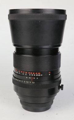 D6635 01 OBIETTIVO CARL ZEISS JENA DDR 180:2,8 SONNAR MC PER PENTACON SIX
