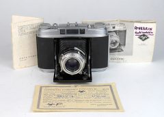 D6684 02 AGFA SUPER ISOLETTE OB. AGFA SOLINAR 75:3,5 FOLDING REVISIONATA