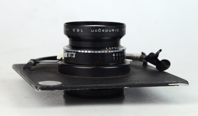 OBIETTIVO RODENSTOCK GRANDAGON 75:6,8 MC OTT. COPAL 0.0 + PIASTRA SINAR 2 D7106 01