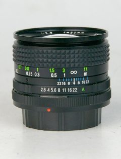 D7244 01 OBIETTIVO MITAKON PER CANON FD 20:2,8 MC