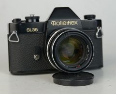 D7287 01 FOTOCAMERA REFLEX SL35 MADE IN GERMANY + OBIETTIVO 50:1,4 CARL ZEISS PLANAR