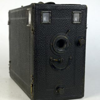 D7421 01 FOTOCAMERA ITALIANA ALBINI "ALBA" DETECTIVE 9X12 + 10 PORTA LASTRA