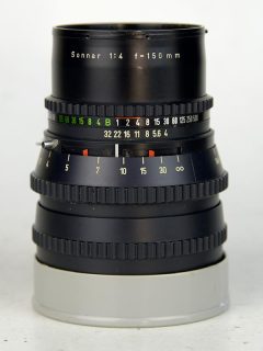 D7440 01 OBIETTIVO HASSELBLAD CARL ZEISS SONNAR 150:4 C NERO