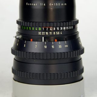 D7440 01 OBIETTIVO HASSELBLAD CARL ZEISS SONNAR 150:4 C NERO