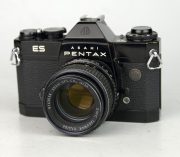 ASAHI PENTAX ES + OB. TAKUMAR 50:1,4 SMC