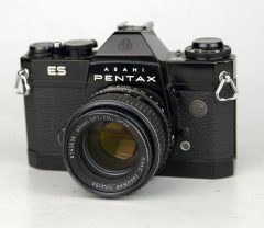 D7442 01 ASAHI PENTAX ES + OB. TAKUMAR 50:1,4 SMC