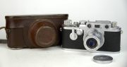 LEICA III F NUMERI ROSSI AUTOSCATTO + OBIETTIVO 50:3,5 ELMAR