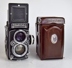 D7638 01 ROLLEIFLEX 2,8 E K7E OBIETTIVO CARL ZEISS PLANAR 2,8