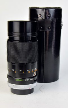 D7704 01 OBIETTIVO CANON FD 200:4 S.S.C.