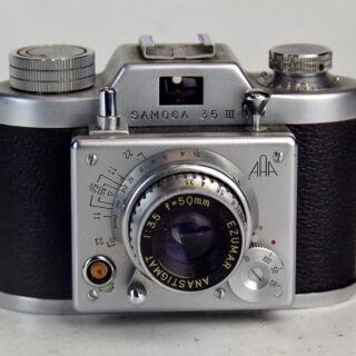 D7914 01 FOTOCAMERA COMPATTA SAMOCA 35 III OB ANASTIGMAT C EZUMAR 50:3,5