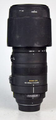 OBIETTIVO SIGMA AF-S PER NIKON 150-500:5-6,3 APO DG STABILIZED FX paraluce
