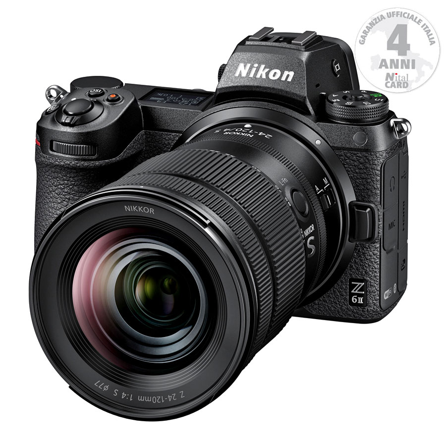 NIKON Z6 II + Z 24/120:4 1 Nikon Z6 II corpo Z 24 120 obiettivo 01
