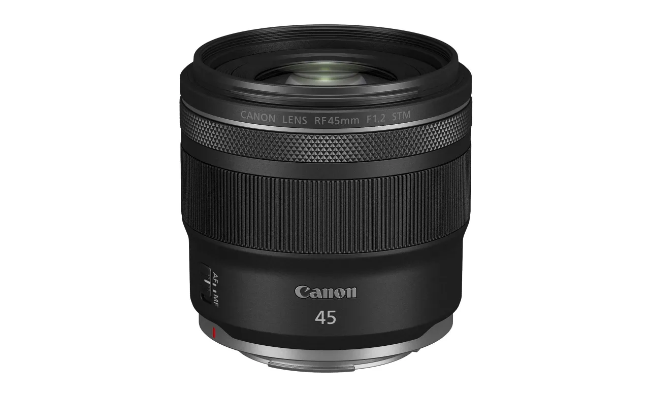 OBIETTIVO CANON RF 45MM F1.2 STM 1 RF 45mm Slant scaled