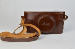 d7754 01 BORSA LEICA LEITZ WETZLAR X III F MUSETTO X 50:3,5 ELMAR CINGHIA "NUOVA"