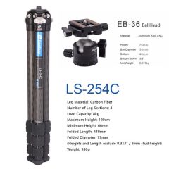 leofoto ls 254c eb 36 LEOFOTO LS-254C +TESTA LEOFOTO EB-36