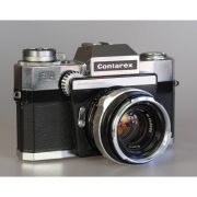 Zeiss Contarex PROFESSIONAL cromata con Zeiss Blitz Planar 50:2