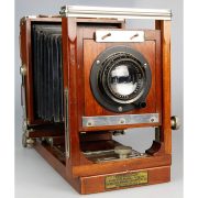 Banco ottico Korona Pictorial View 6X9 in legno + ob Zeiss Tessar 15 cm 4,5 monta chassis internazionali
