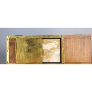 Torchietto in legno per impressionare lastre 9 cm X 9 cm con foto d'epoca